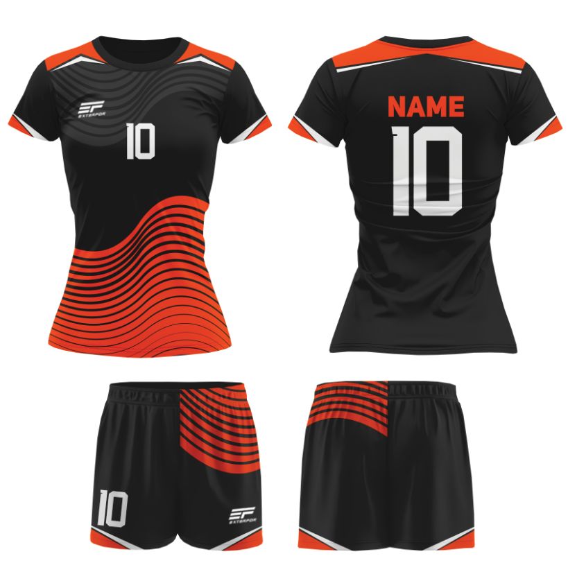Damen Fußballtrikot + Shorts Sublimation