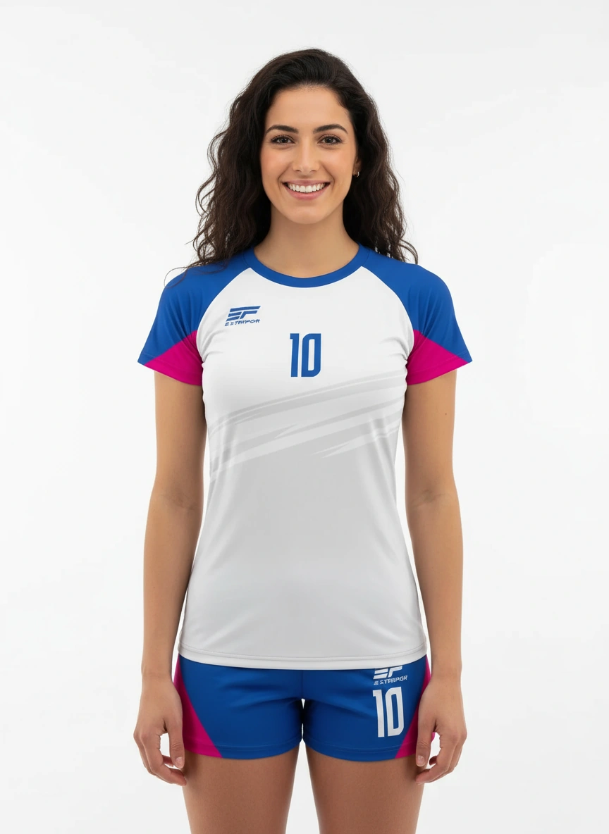 Damen Fußballtrikot + Shorts Sublimation